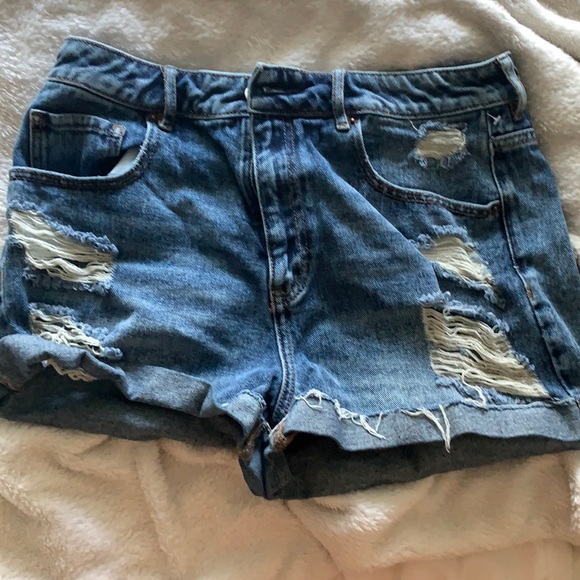 Pacsun Distressed Denim Shorts - Picture 1 of 2